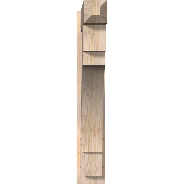 Merced Craftsman Smooth Outlooker, Douglas Fir, 7 1/2W X 34D X 46H